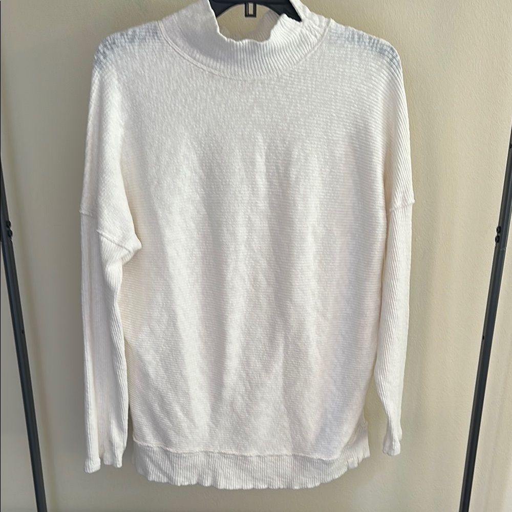 Free People. We The Free Ivory‎ Textured Knit Top